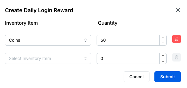 Create Daily Login Reward