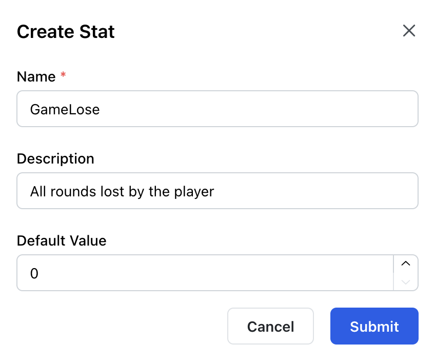 Create Stat