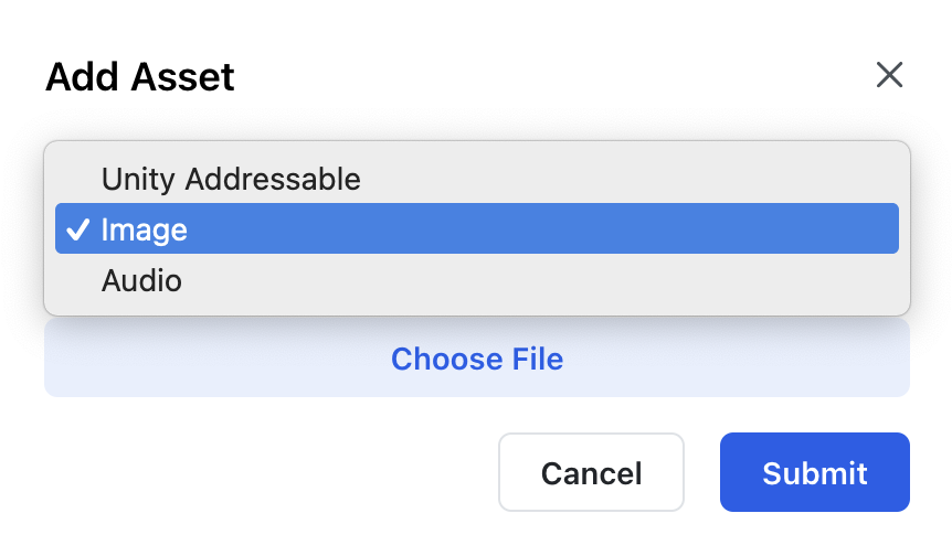 Selecting file type